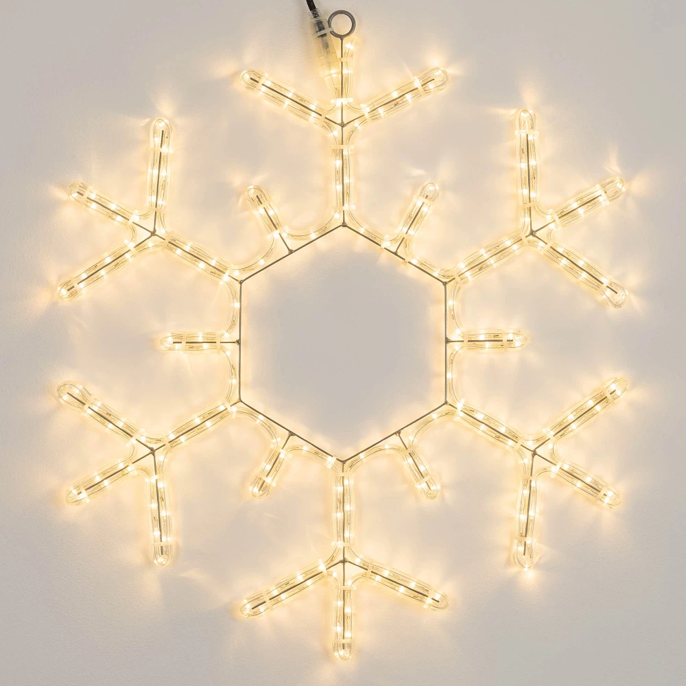 Фигура светодиодная ARD-SNOWFLAKE-M5-600x600-360LED Warm (230V, 20W) (Ardecoled, IP65, 1 год) 034253 - Viokon.com