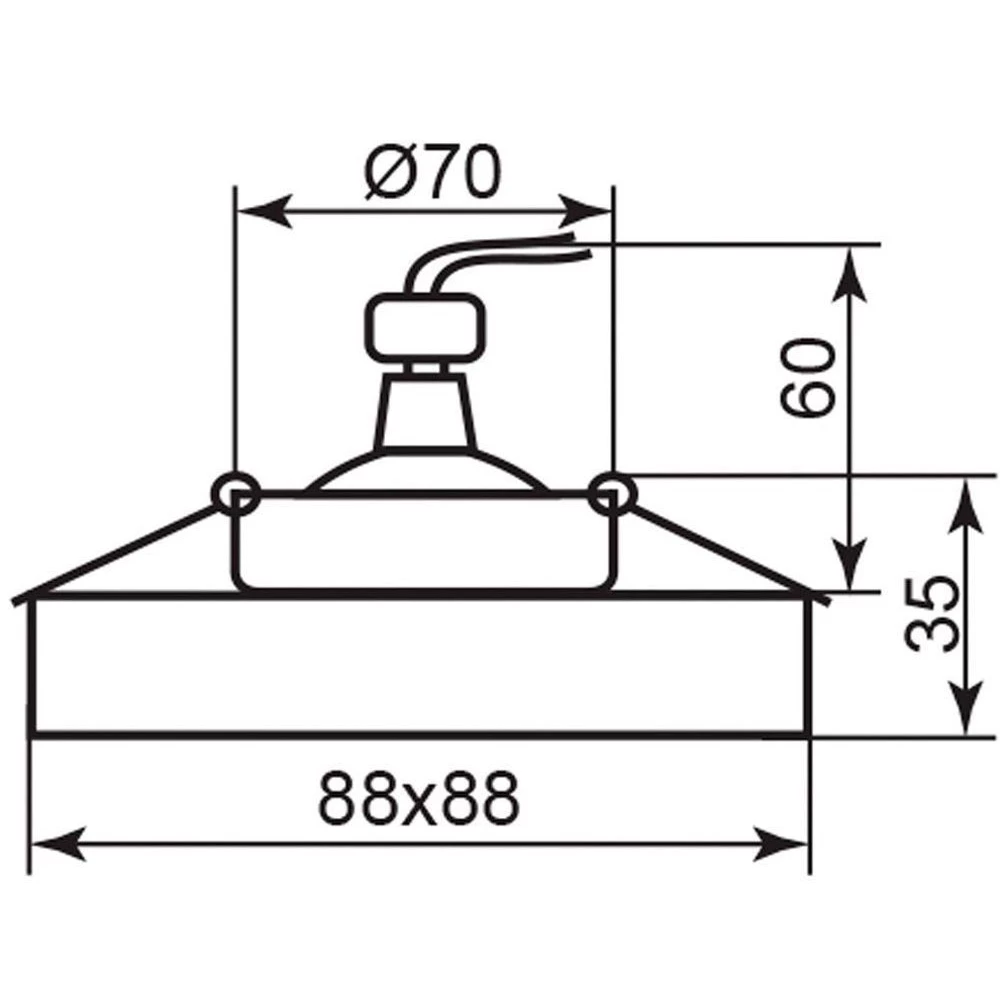 Светильник встраиваемый Feron 8180-2 потолочный MR16 G5.3 прозрачный (18855) - Viokon.com
