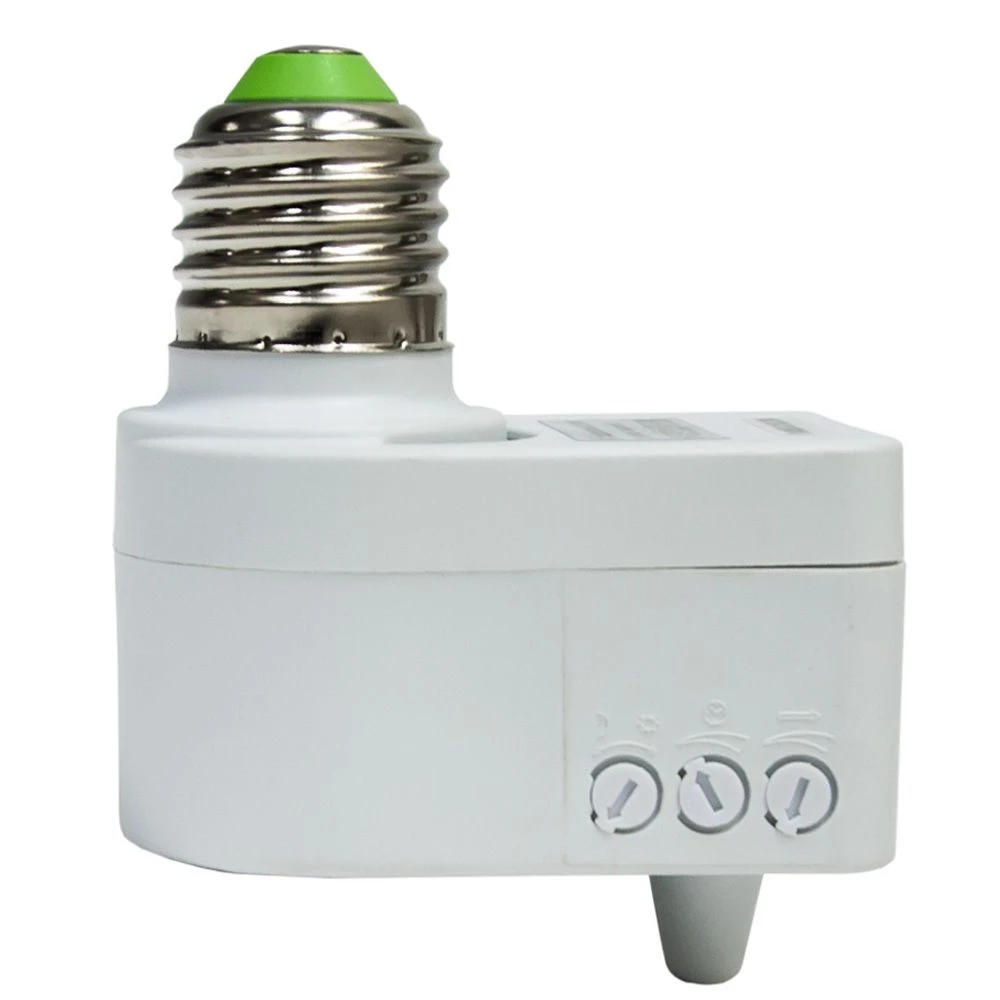 Микроволновый датчик движения (с патроном E27)  5.8GHz 230V 60W 5m 360° белый, SEN41 (22070) - Viokon.com