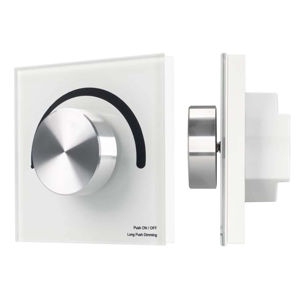 Панель SMART-P1-DIM-G-IN White (3V, Rotary, 2.4G) (Arlight, IP20 Пластик, 5 лет) 033752 - Viokon.com
