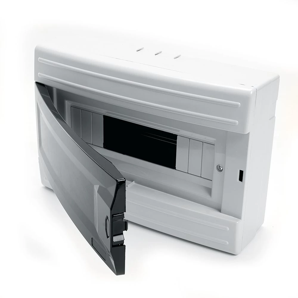 Бокс настенный STEKKER EBX40-1/12-41 12 модулей, пластик, серия Home (39179) - Viokon.com