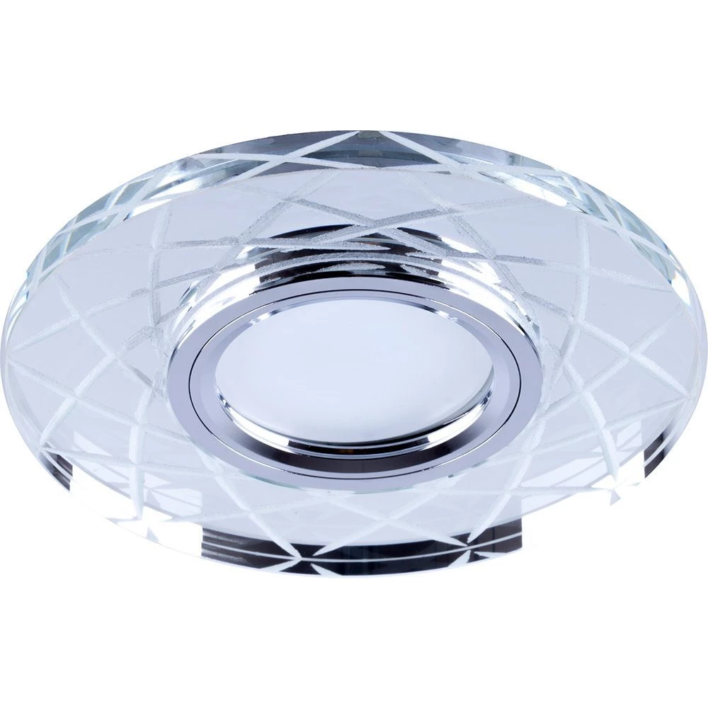 Светильник встраиваемый с LED подсветкой Feron CD983 потолочный MR16 G5.3 прозрачный, хром (32440) - Viokon.com