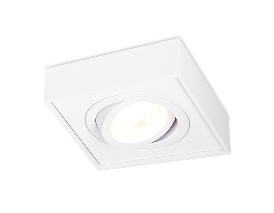 Точечный поворотный светильник MR16 TN154 WH белый GU5.3 96*96*50 - Viokon.com