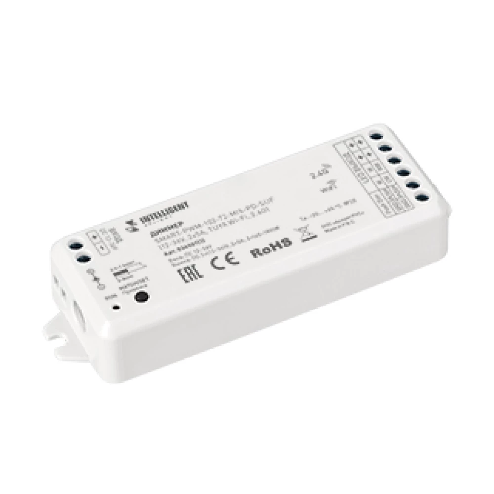 INTELLIGENT ARLIGHT Диммер SMART-PWM-102-72-MIX-PD-SUF (12-36V, 2x5A, TUYA Wi-Fi, 2.4G) (IARL, Контроллер) 034501(1) - Viokon.com