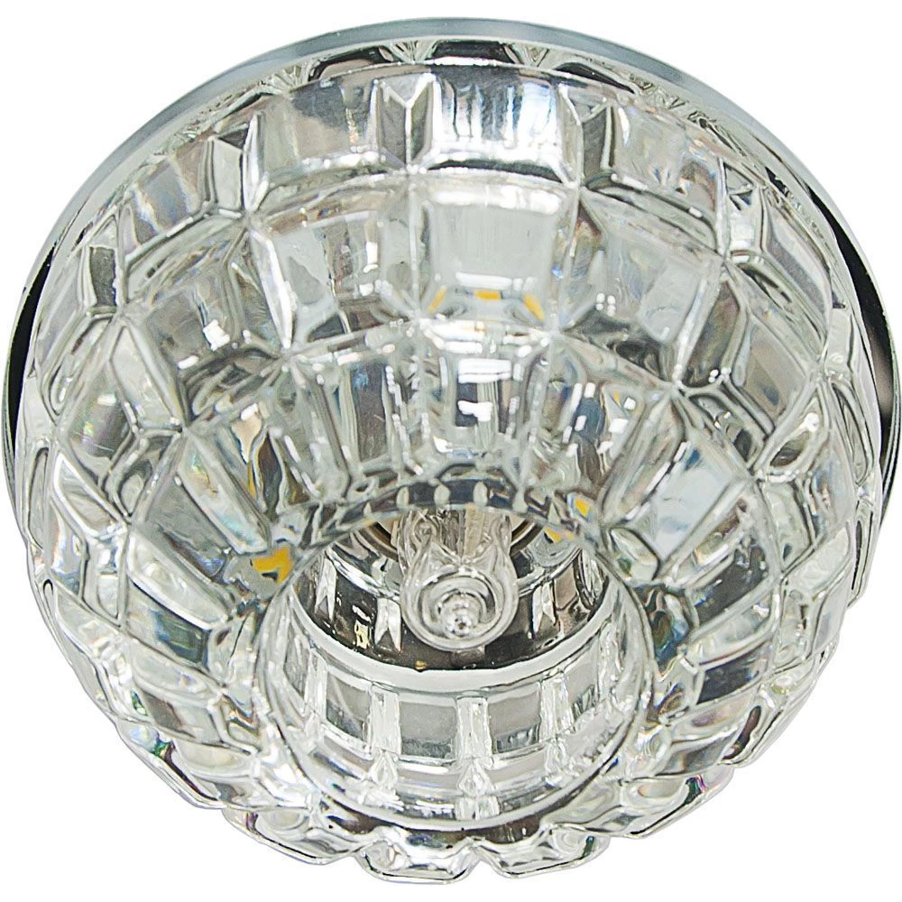 Светильник встраиваемый с белой LED подсветкой Feron JD87 потолочный JCD9 G9 прозрачный (27842) - Viokon.com