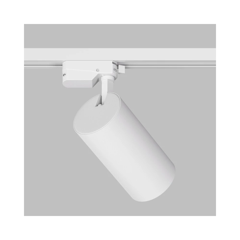 DK6456-WH Трековый светильник SOLID KOPER 155мм d80 220V LED 4000K 30W IP20 белый алюминий - Viokon.com