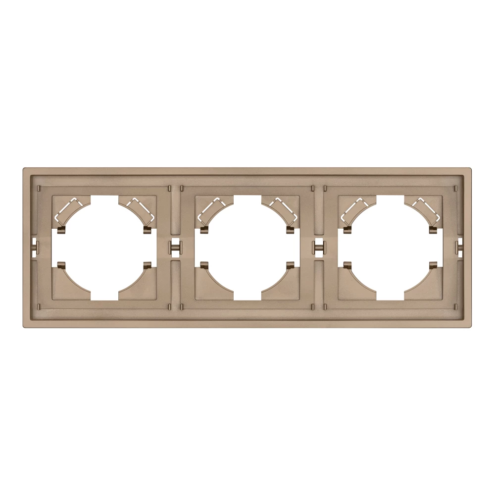 Рамка пластиковая FRM-TENDO-PL-3-GD (Arlight, Песочный) 053846 - Viokon.com