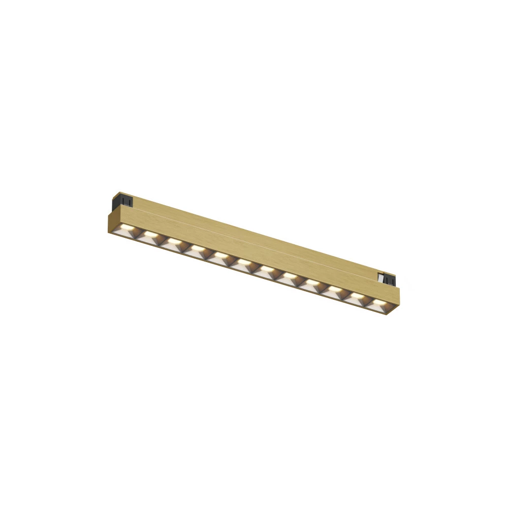 DK5971-SB Светильник трековый SHINE GRILL ZigBee 48В 10Вт 2700-6000K IP20 сатин латунь алюминий - Viokon.com