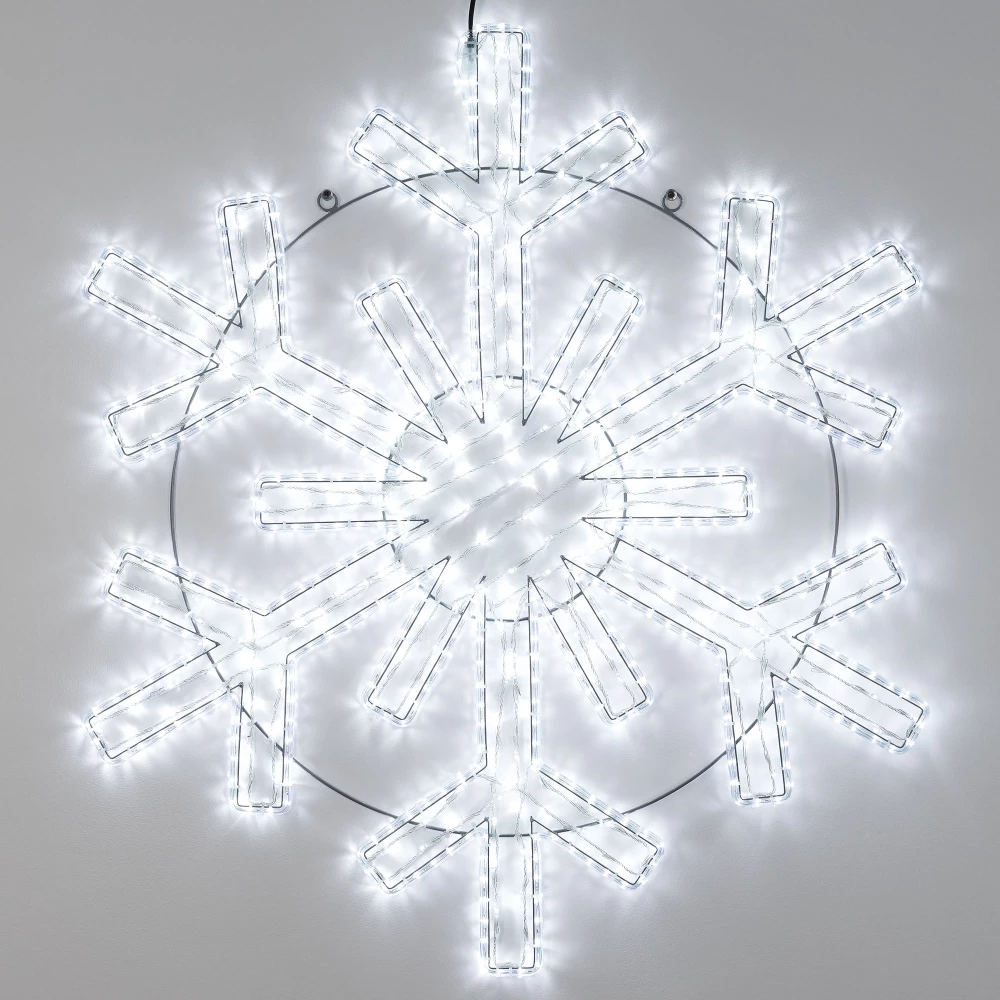 Фигура светодиодная ARD-SNOWFLAKE-M11-1250x1200-604LED White (230V, 36.5W) (Ardecoled, IP65, 1 год) 034260 - Viokon.com