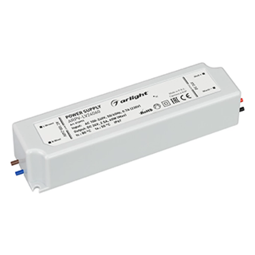 Блок питания ARPV-LV24060 (24V, 2.5A, 60W) (Arlight, IP67 Пластик, 2 года) 010992 - Viokon.com
