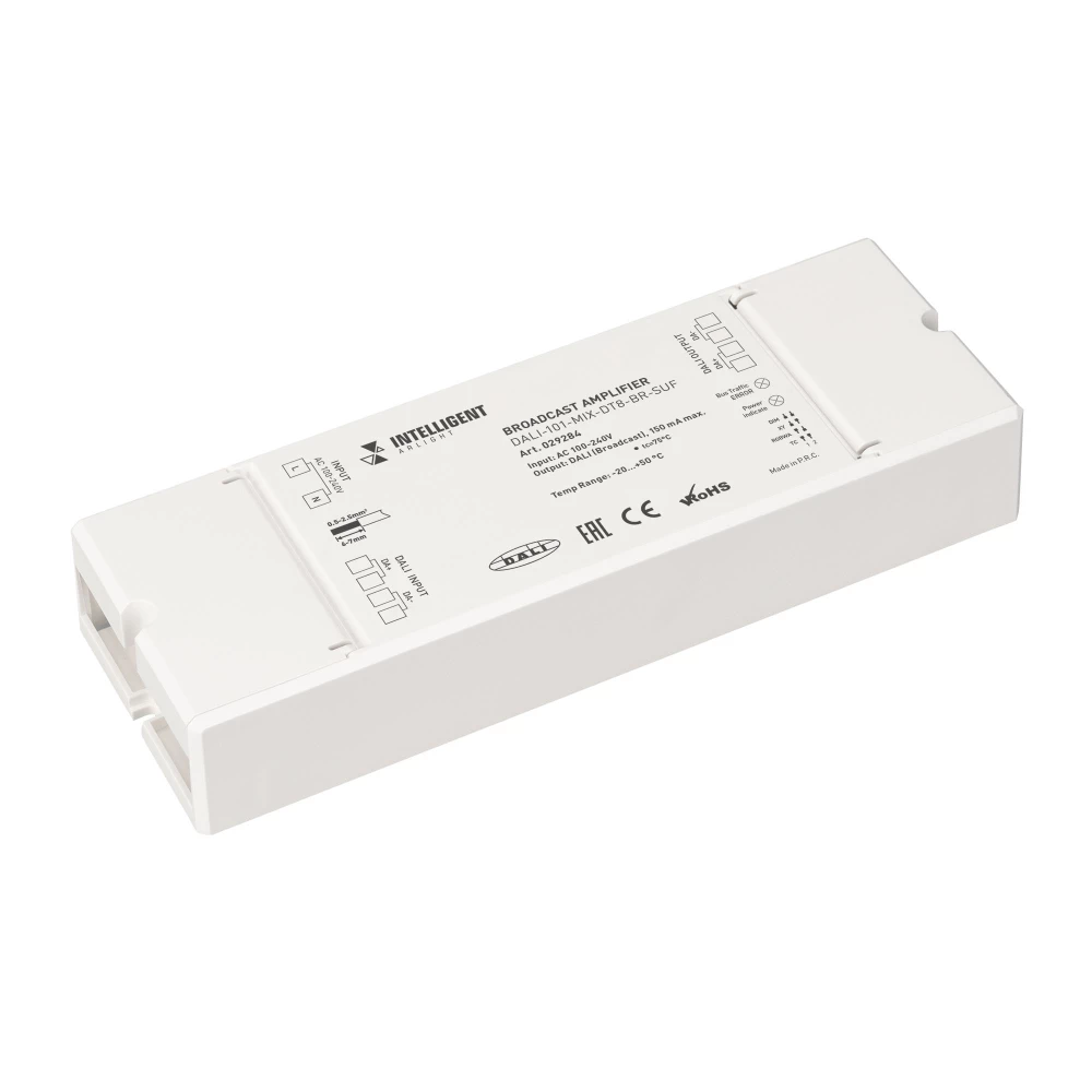INTELLIGENT ARLIGHT Усилитель DALI-101-MIX-DT8-BR-SUF (DALI bus, 230V) (IARL, -) 029284 - Viokon.com