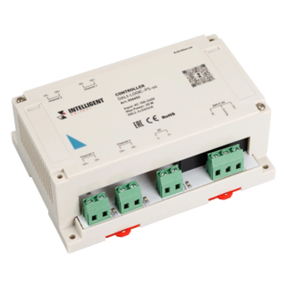 INTELLIGENT ARLIGHT Контроллер DALI-LOGIC-PS-x4 (230B, Ethernet) (IARL, IP20 Пластик, 2 года) 026652 - Viokon.com