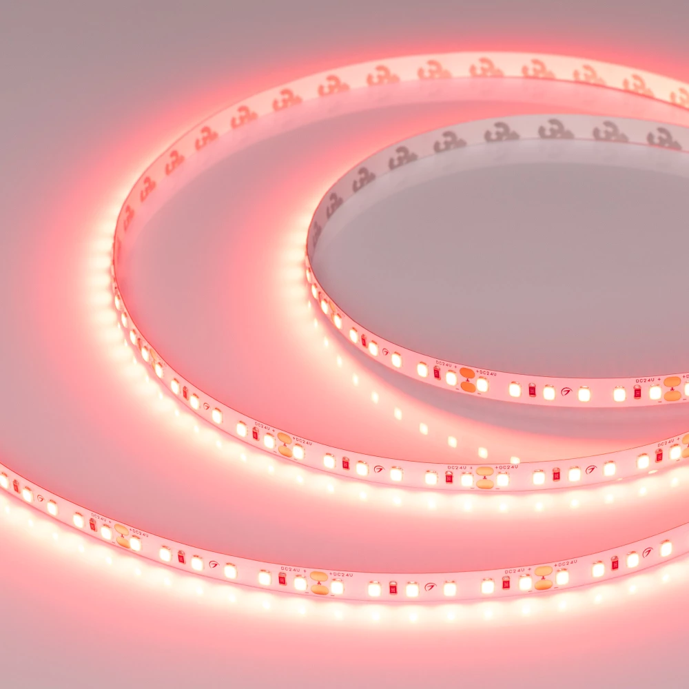 Лента RT-A120-8mm 24V Scarlet (9.6 W/m, IP20, 2835, 5m) (Arlight, -) 043383 - Viokon.com