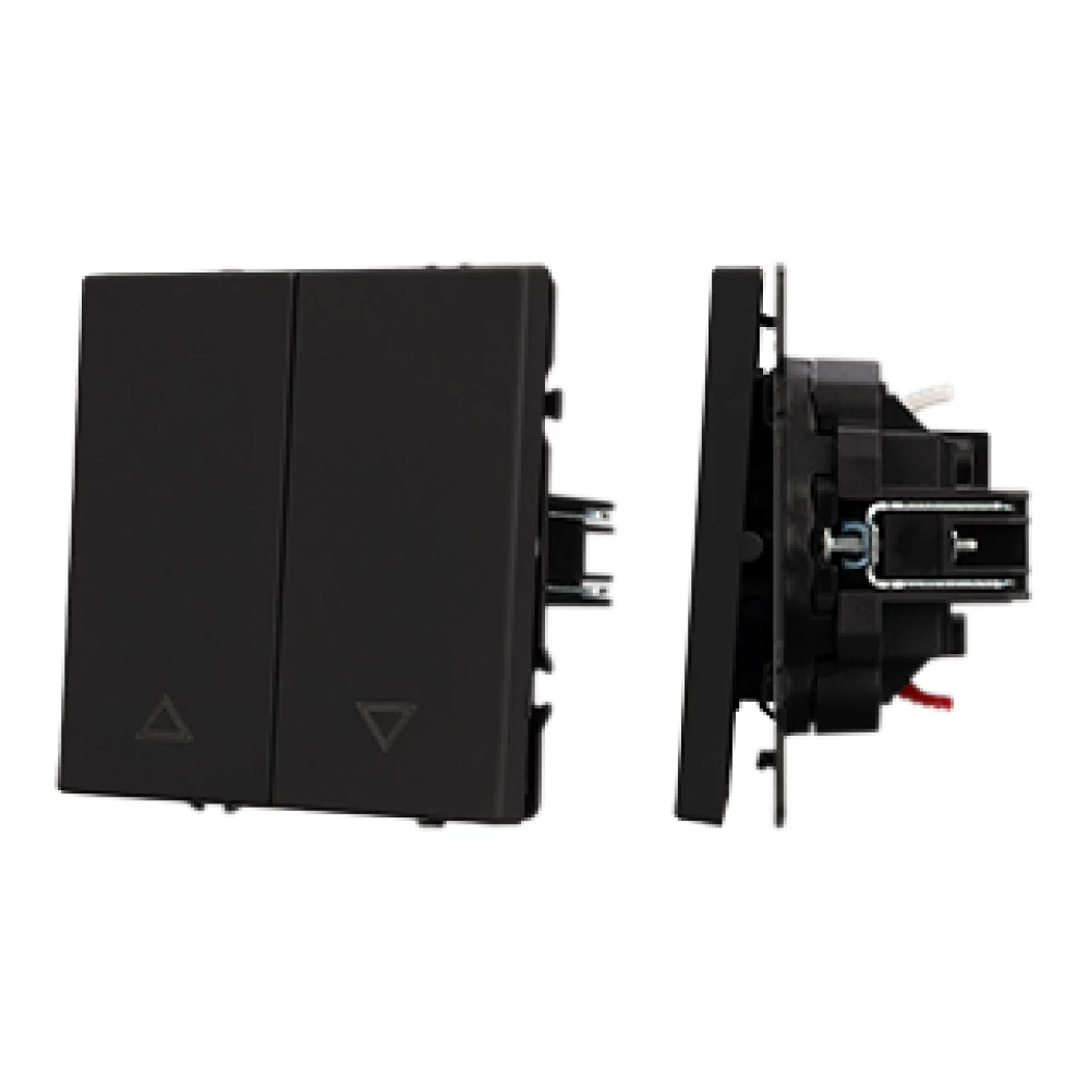 Механизм выключателя управления шторами SWT-NOBE-MKR2-SFPL-BK (230V, 10A) (Arlight, Черный оникс) 054273 - Viokon.com