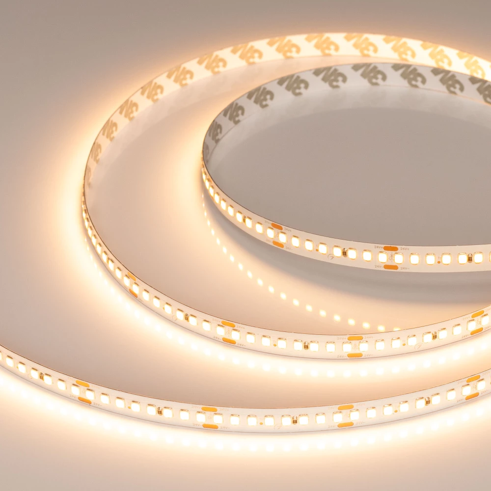 Лента RT-A192-10mm 24V Warm2400 (17.6 W/m, IP20, 2835, 5m) (Arlight, высок.эфф.150 лм/Вт) 055994 - Viokon.com