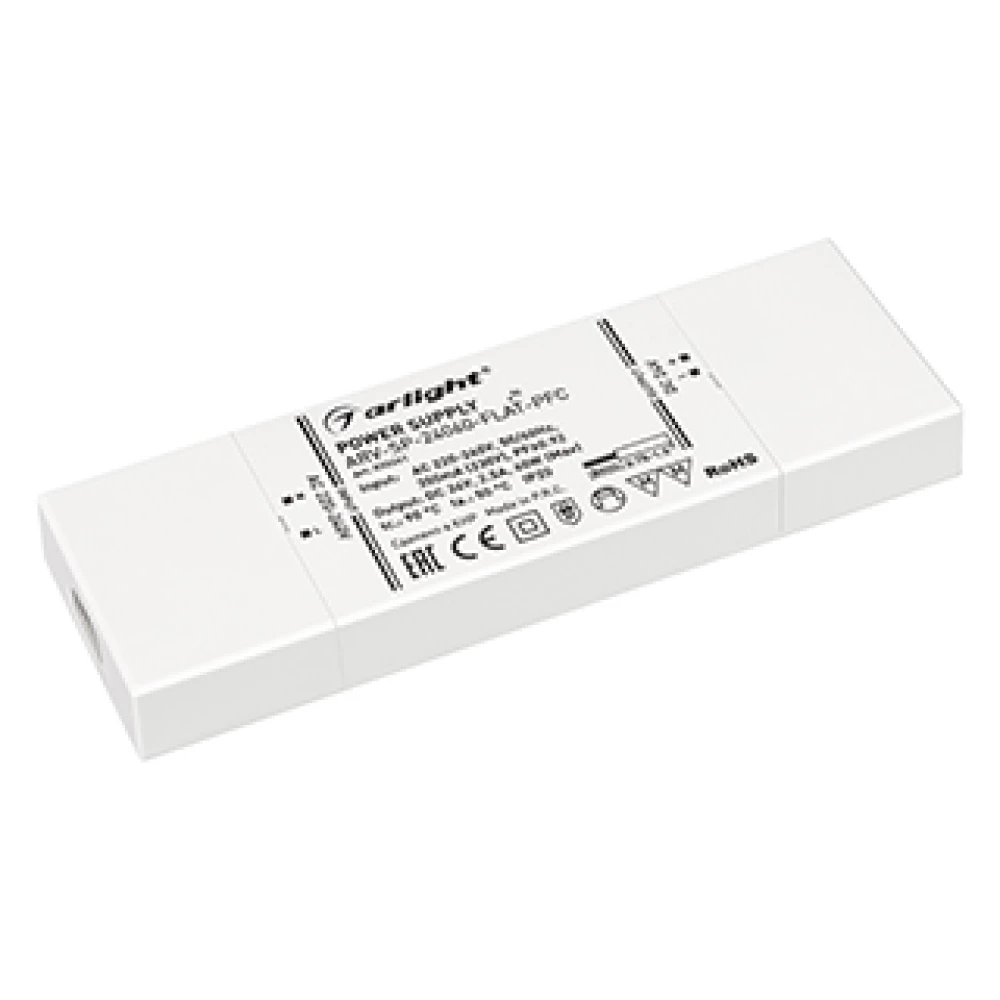 Блок питания ARV-SP-24060-FLAT-PFC (24V, 2.5A, 60W) (Arlight, IP20 Пластик, 5 лет) 033261 - Viokon.com