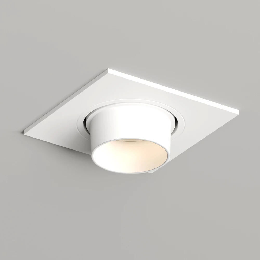 DK3121-WH Встраиваемый светильник IP20 до 15 Вт LED GU53 белый пластик - Viokon.com