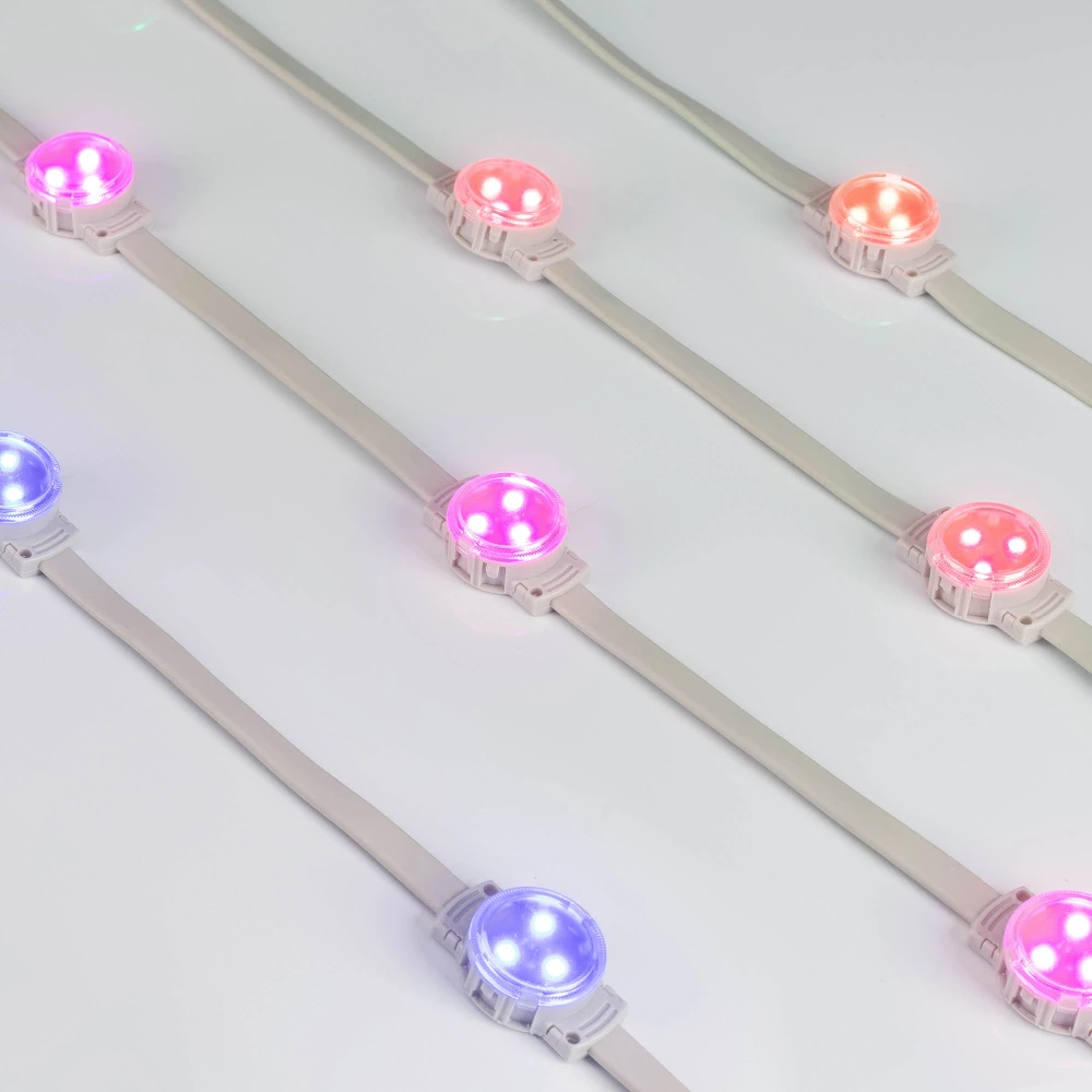 Модуль управляемый DMX-F3-D30 12V RGB (0.75W, IP68, 120 deg) (Arlight, Пластик, 3 года) 036830 - Viokon.com