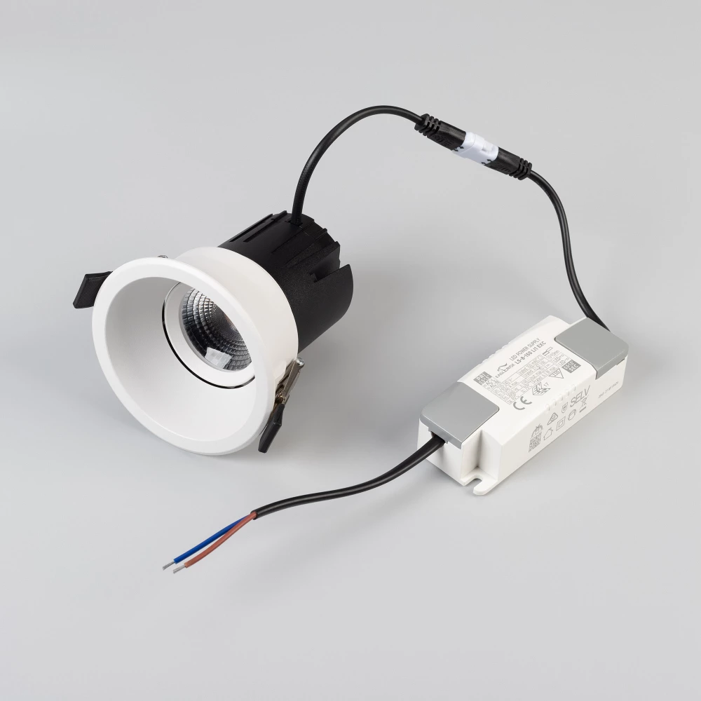 Светильник MS-FLOW-BUILT-R85-12W Warm3000 (WH, 55 deg, 230V) (Arlight, IP20 Металл, 5 лет) 060916 - Viokon.com