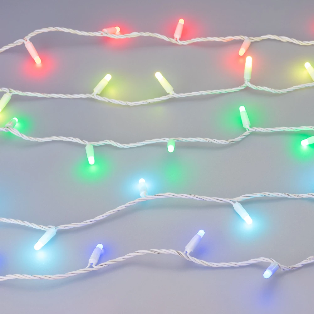 Светодиодная гирлянда ARD-STRING-CLASSIC-10000-WHITE-95LED-MILK-LIVE RGBW-DMX (24V, 10W) (Ardecoled, IP65, 1 год) 031749 - Viokon.com