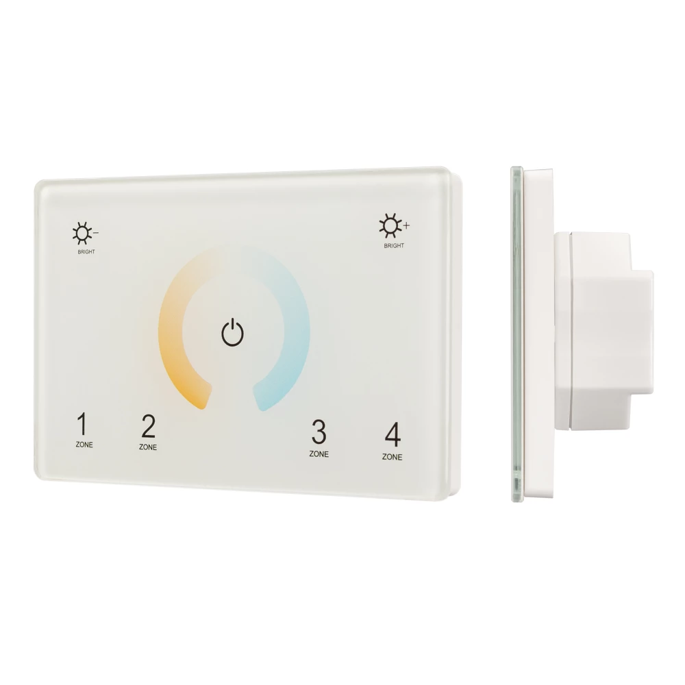 Панель Sens SMART-P81-MIX White (230V, 4 зоны, 2.4G) (Arlight, IP20 Пластик, 5 лет) 028400 - Viokon.com