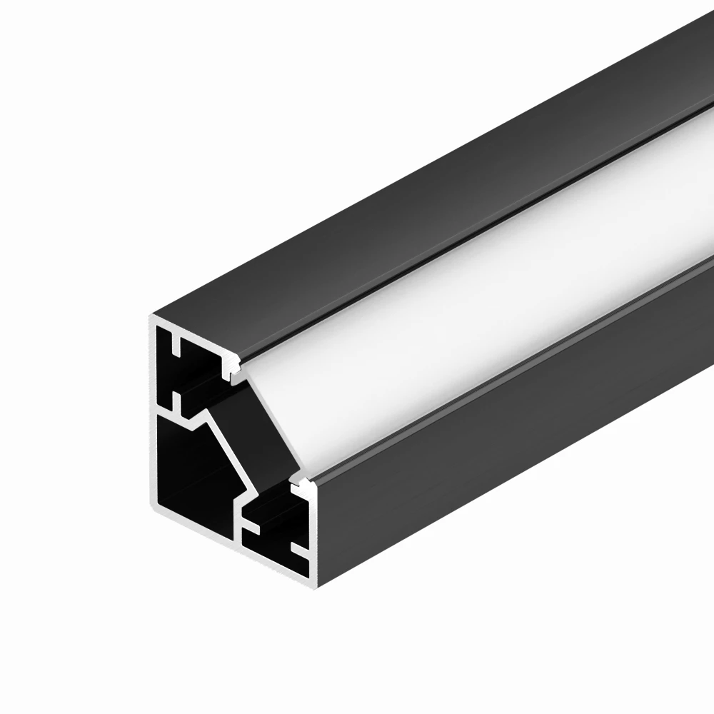 Профиль SL-KUB-DISPLAY-2525-2000 ANOD BLACK (Arlight, Алюминий) 062894 - Viokon.com