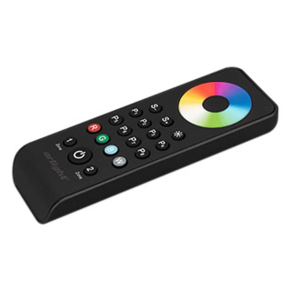 Пульт SMART-R43-RGBW Black (2 зоны, 2.4G) (Arlight, IP20 Пластик, 5 лет) 031938 - Viokon.com