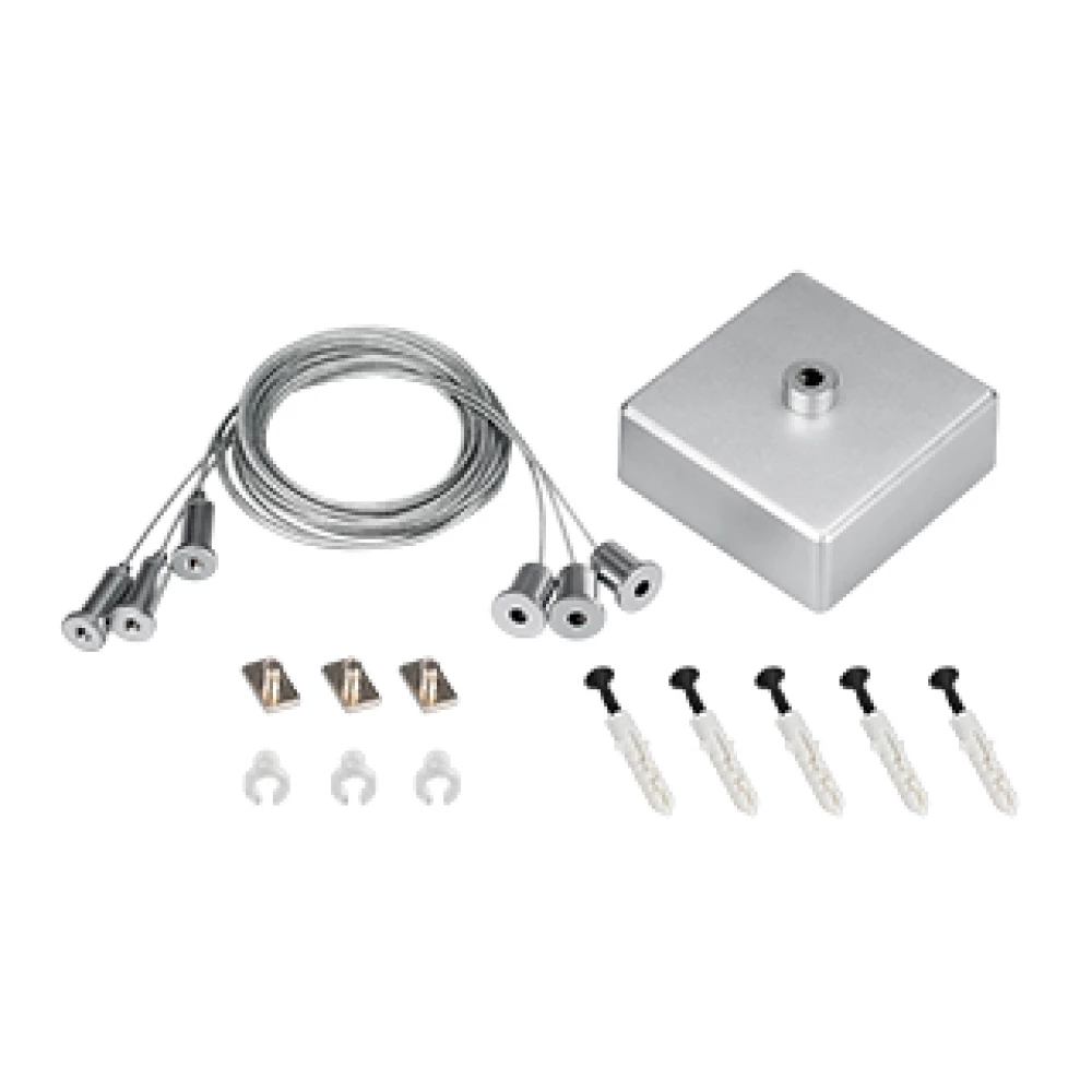 Подвес ARL-3x2m Set (Silver box, Pad 9x2mm) (Arlight, Металл) 040293 - Viokon.com