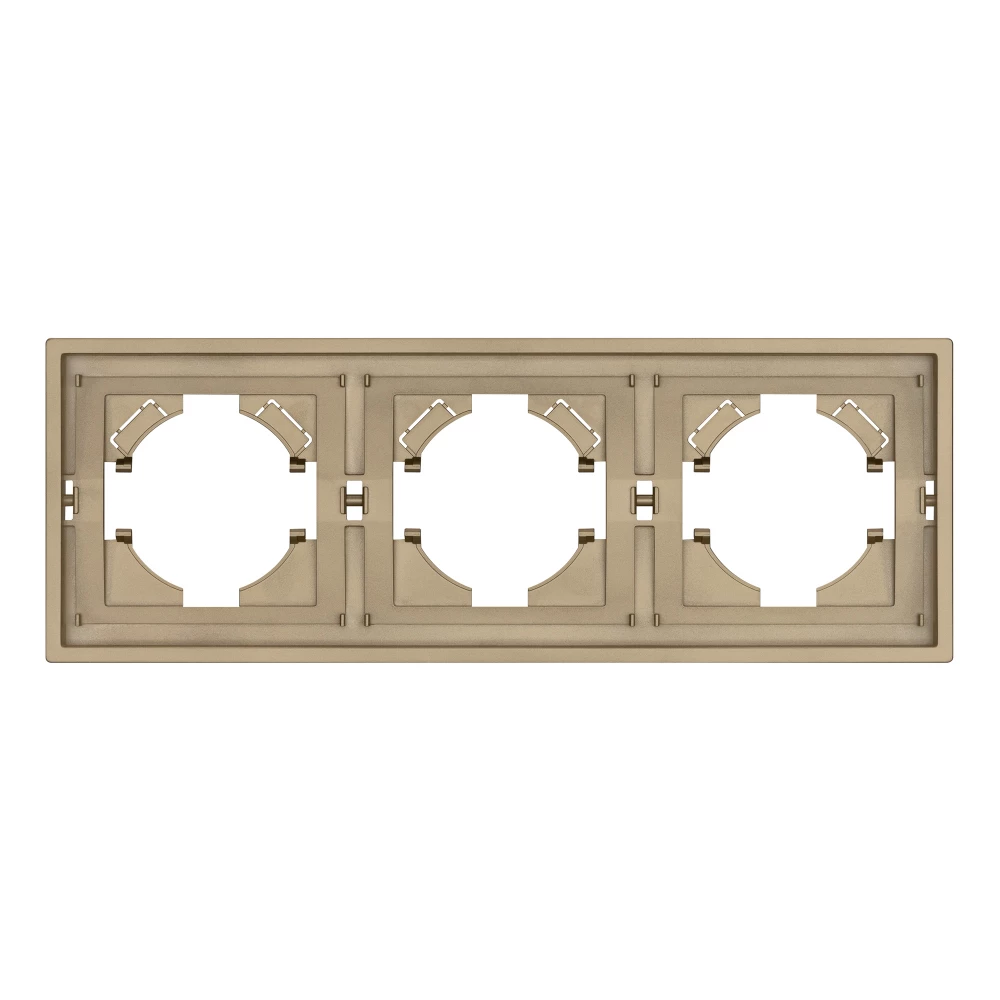 Рамка пластиковая FRM-TENDO-SFPL-3-GD (Arlight, Матовый песочный) 054651 - Viokon.com