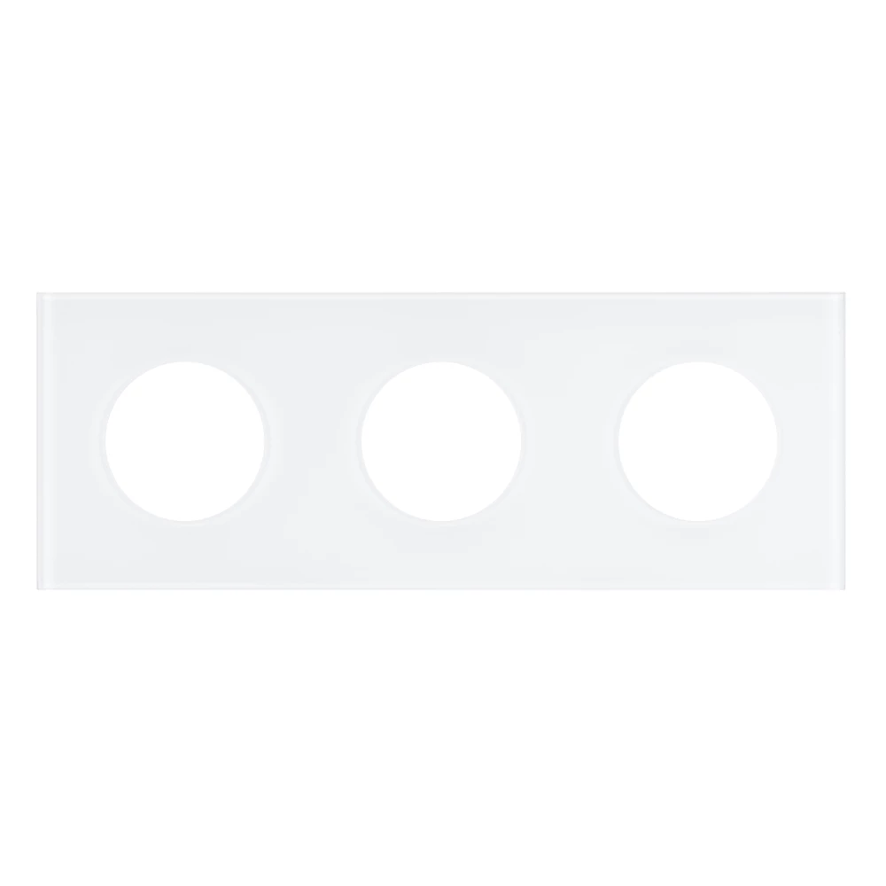 Рамка стеклянная FRM-GLARE-GC-3-WH (Arlight, -) 043838 - Viokon.com