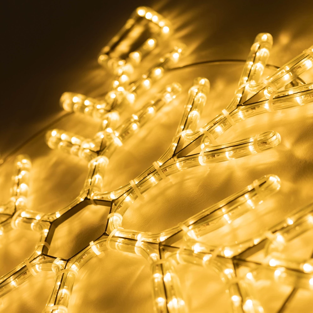 Фигура светодиодная ARD-SNOWFLAKE-M9-900x900-360LED Warm (230V, 22W) (Ardecoled, IP65, 1 год) 034257 - Viokon.com