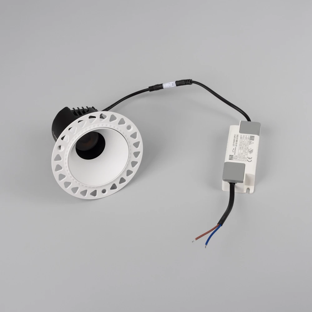 Светильник MS-ARADO-TRIMLESS-R75-12W Warm3000 (WH-WH, 55 deg, 230V) (Arlight, IP20 Металл, 5 лет) 052412 - Viokon.com