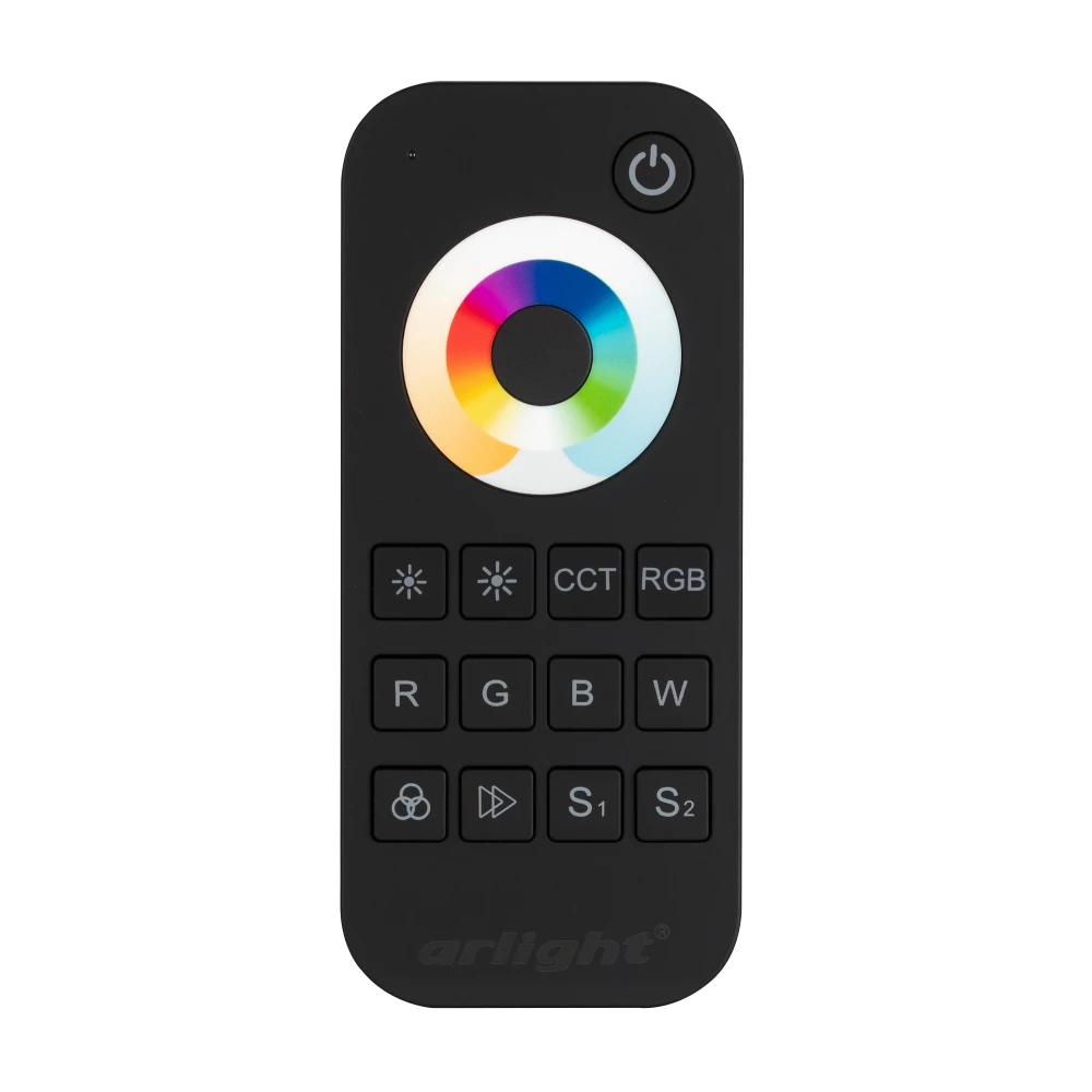 Пульт SMART-R21-MULTI Black (1 зона, 2.4G) (Arlight, IP20 Пластик, 5 лет) 023472 - Viokon.com