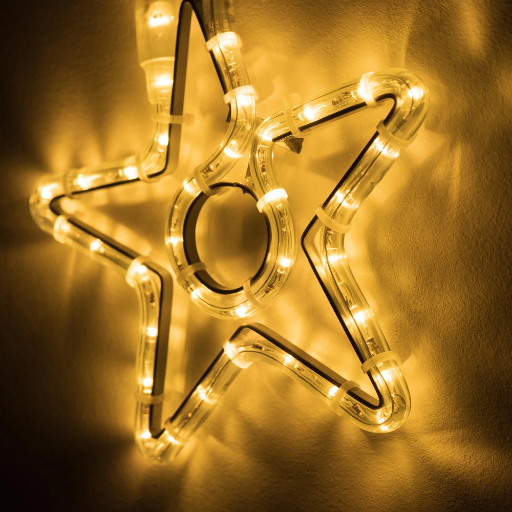 Фигура светодиодная ARD-STAR-M4-200x220-36LED Warm (230V, 2.5W) (Ardecoled, IP65, 1 год) 034250 - Viokon.com