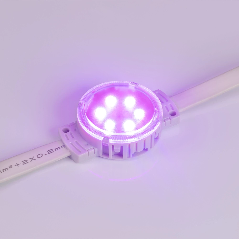 Модуль управляемый SPI-F6-D40 24V RGB-RAM-Auto (1.25W, IP68, 120 deg) (Arlight, Пластик, 3 года) 036828 - Viokon.com