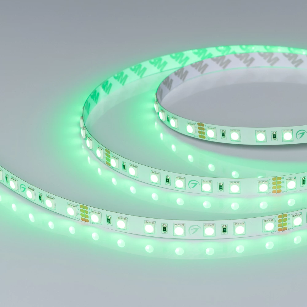 Лента RT-B70-10mm 24V RGB (14 W/m, IP20, 5m) (Arlight, Открытый) 040916 - Viokon.com