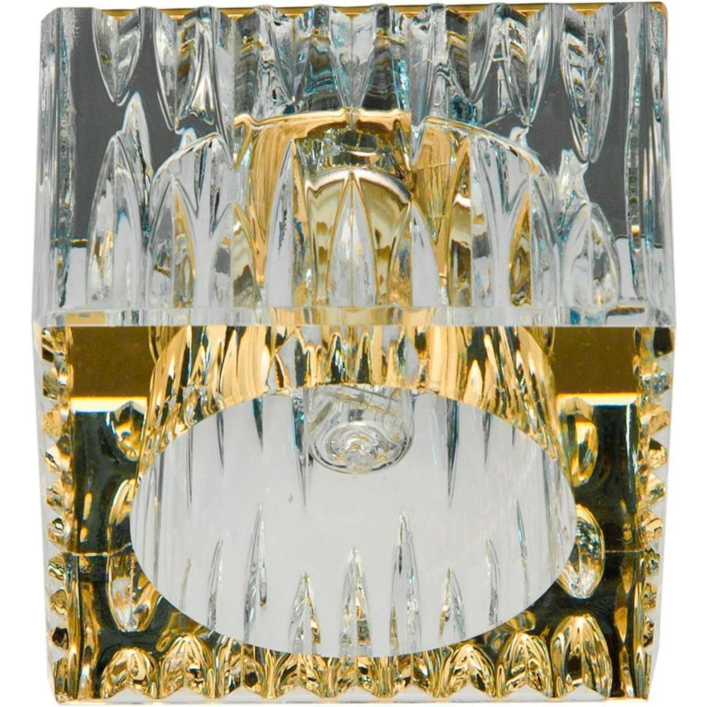 Светильник потолочный, JCD9 35W G9 прозрачный,золото, JD181 (18915) - Viokon.com