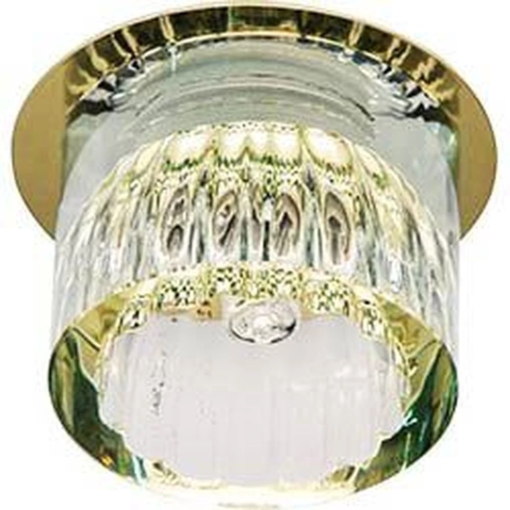 Светильник потолочный, JCD9 35W G9 прозрачный,золото, JD160 (28158) - Viokon.com