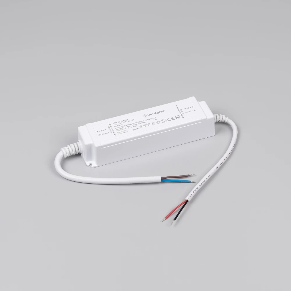 Блок питания ARPJ-SP-231750-PFC (40W, 15-23V, 1.75A) (Arlight, IP67 Пластик, 5 лет) 038620 - Viokon.com