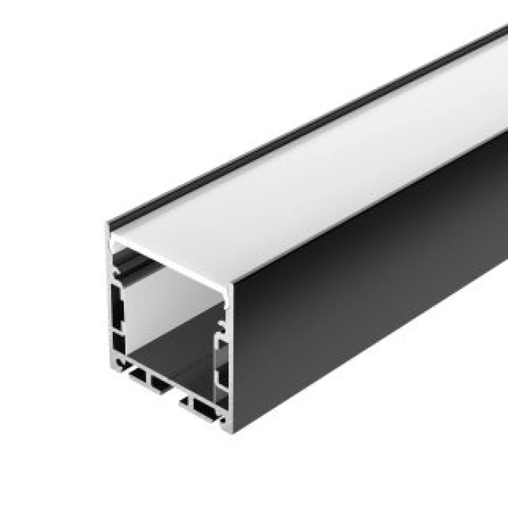 Профиль SL-LINE-3535-3000 BLACK с рефлектором (Arlight, Алюминий) 064463 - Viokon.com