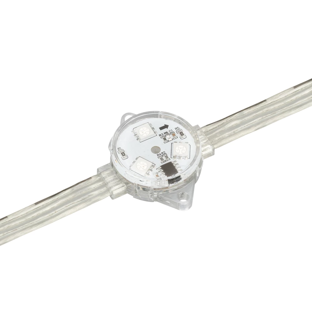 Модуль управляемый DMX-B3-D30 12V RGB (0.72W, IP68, 140 deg) (Arlight, Пластик, 3 года) 036772 - Viokon.com
