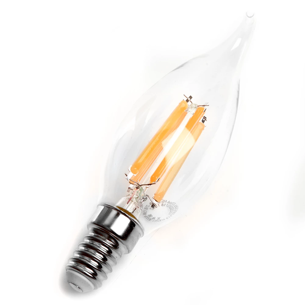 Лампа светодиодная Feron LB-718 Свеча на ветру E14 15W 230V 6400K (38264) - Viokon.com