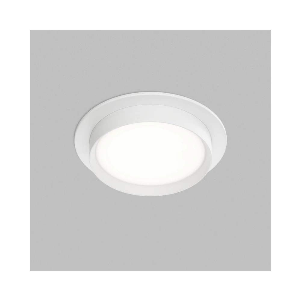 Встраиваемый светильник RATIO GX53 до 15 Вт LED IP20 белый алюминий акрил - Viokon.com