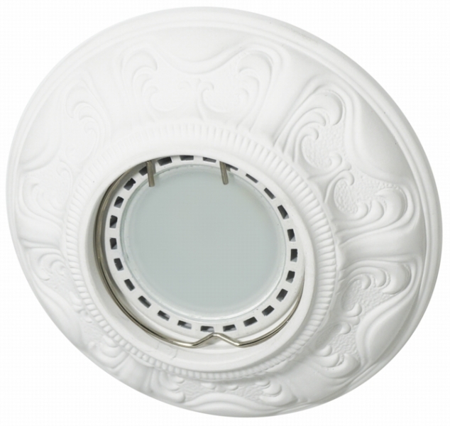 Светильник гипсовый встраиваемый mr 16 Roden RD-123 Wh - Viokon.com