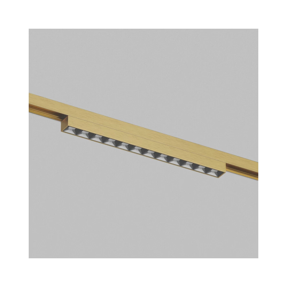 DK5971-SB Светильник трековый SHINE GRILL ZigBee 48В 10Вт 2700-6000K IP20 сатин латунь алюминий - Viokon.com