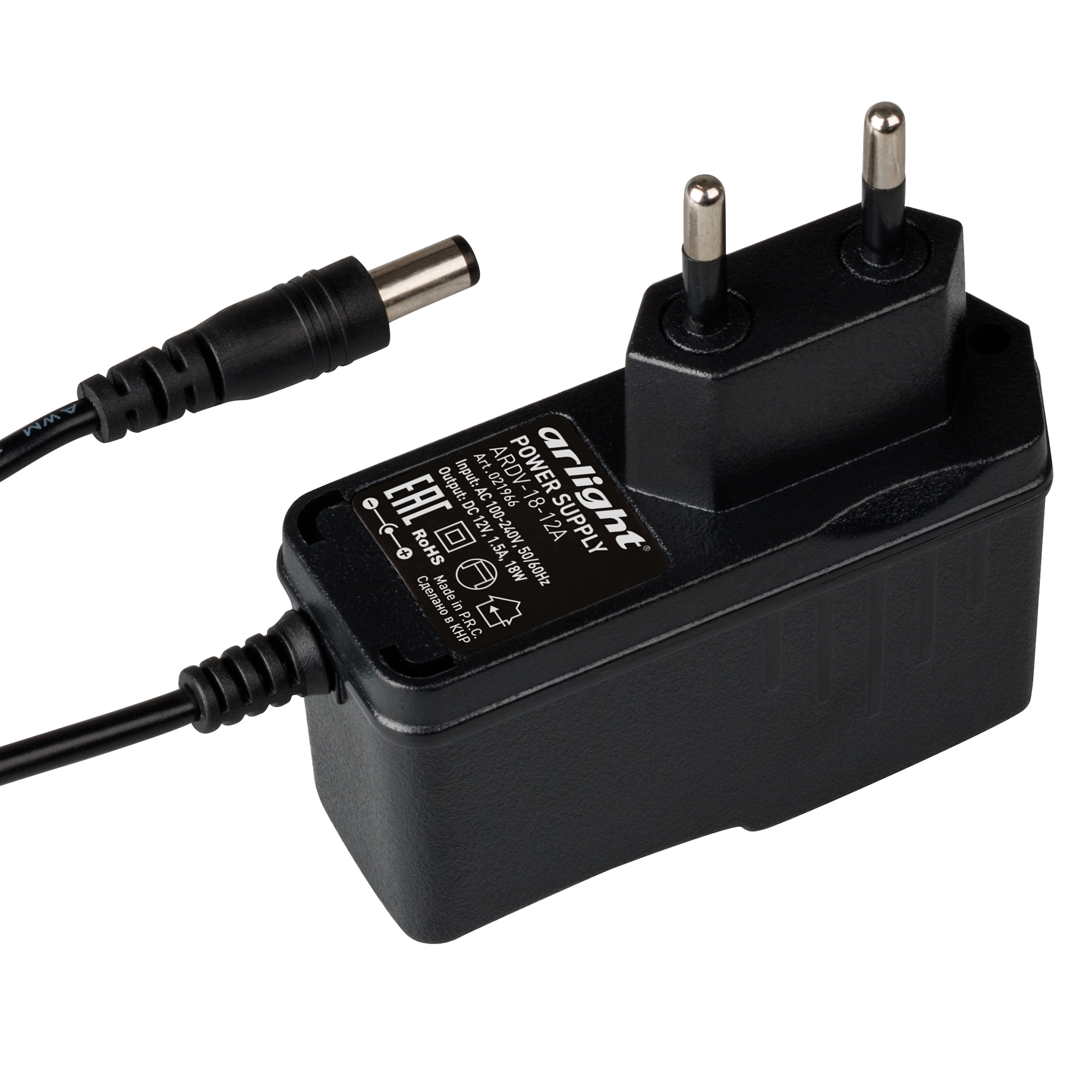 Блок питания ARDV-18-12A (12V, 1,5A, 18W) (Arlight, Адаптер, 2 года) 021966 - Viokon.com