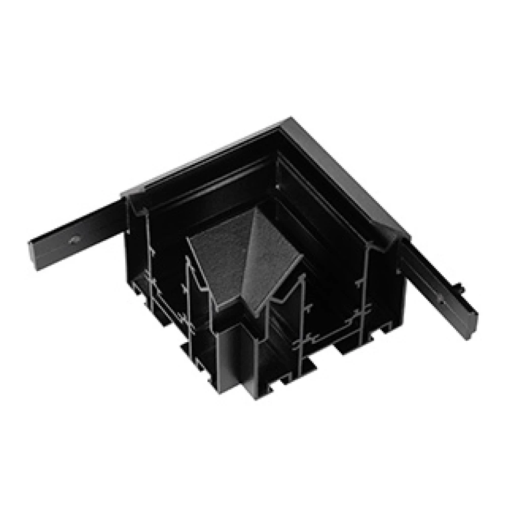 Коннектор угловой MAG-ORIENT-CON-2653-STR-G-L90 (BK) (Arlight, IP20 Металл, 3 года) 054168 - Viokon.com