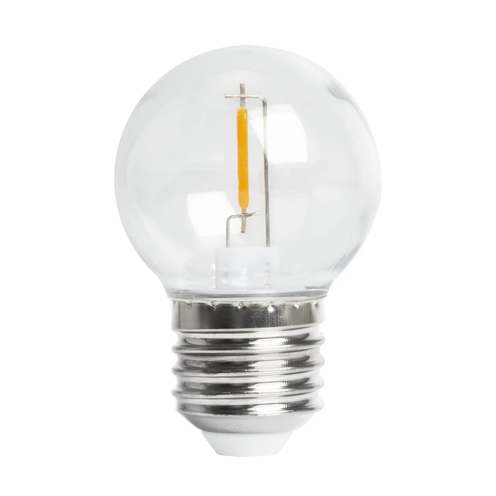 Лампа светодиодная Feron LB-383 Шарик прозрачный E27 2W 230V 2700K (48931) - Viokon.com