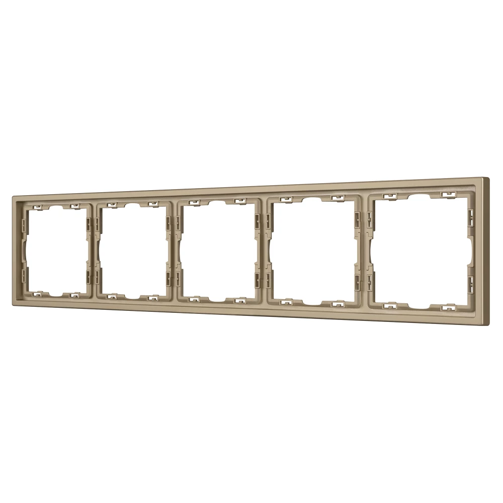 Рамка пластиковая FRM-NOBE-SFPL-5-GD (Arlight, Золотой песок) 054229 - Viokon.com