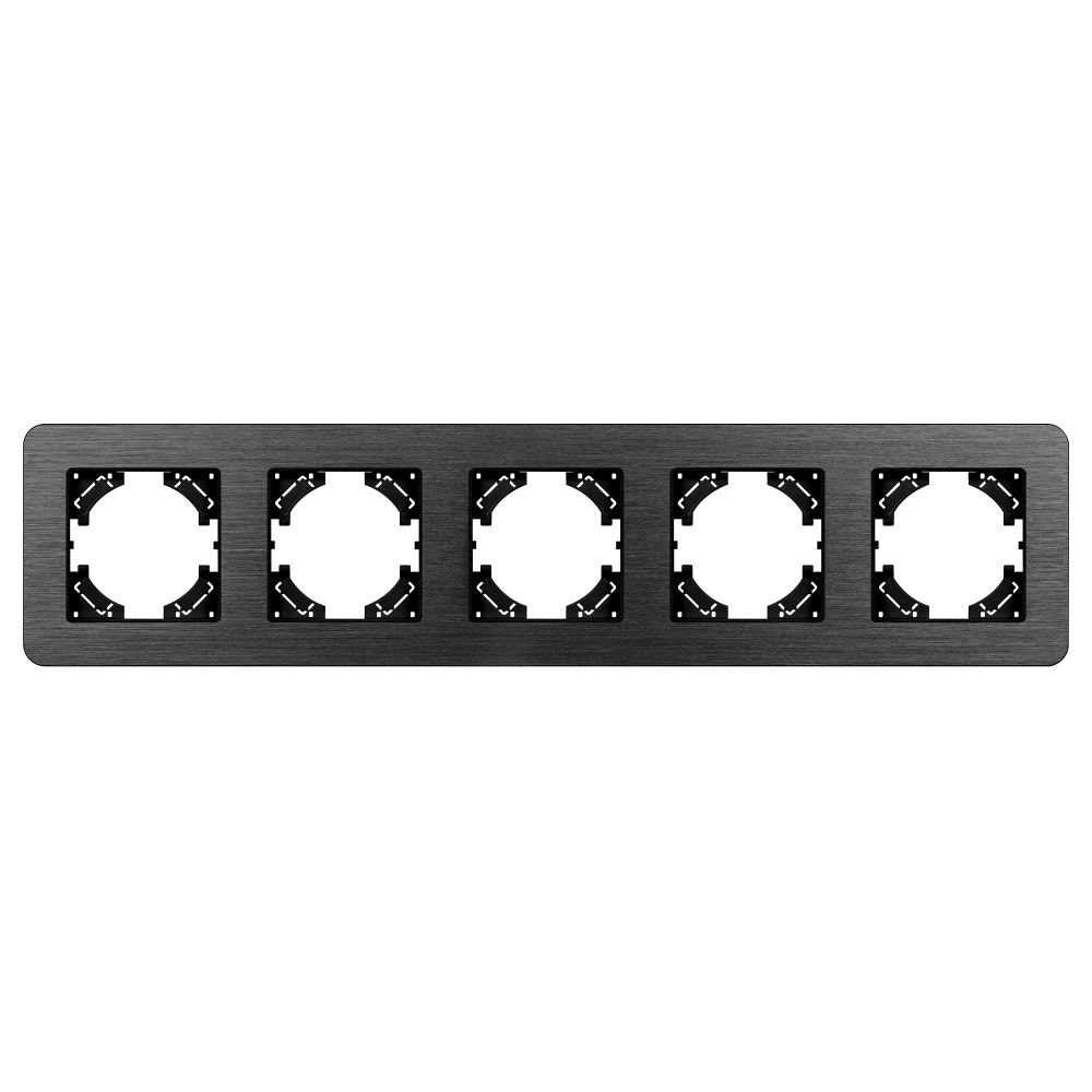 Рамка алюминиевая FRM-AKIRY-AL-5-BK (Arlight, -) 049735 - Viokon.com